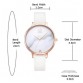 Women’s leather strap elegant delicate unique minimalist new fashion marble dial water resistant watch